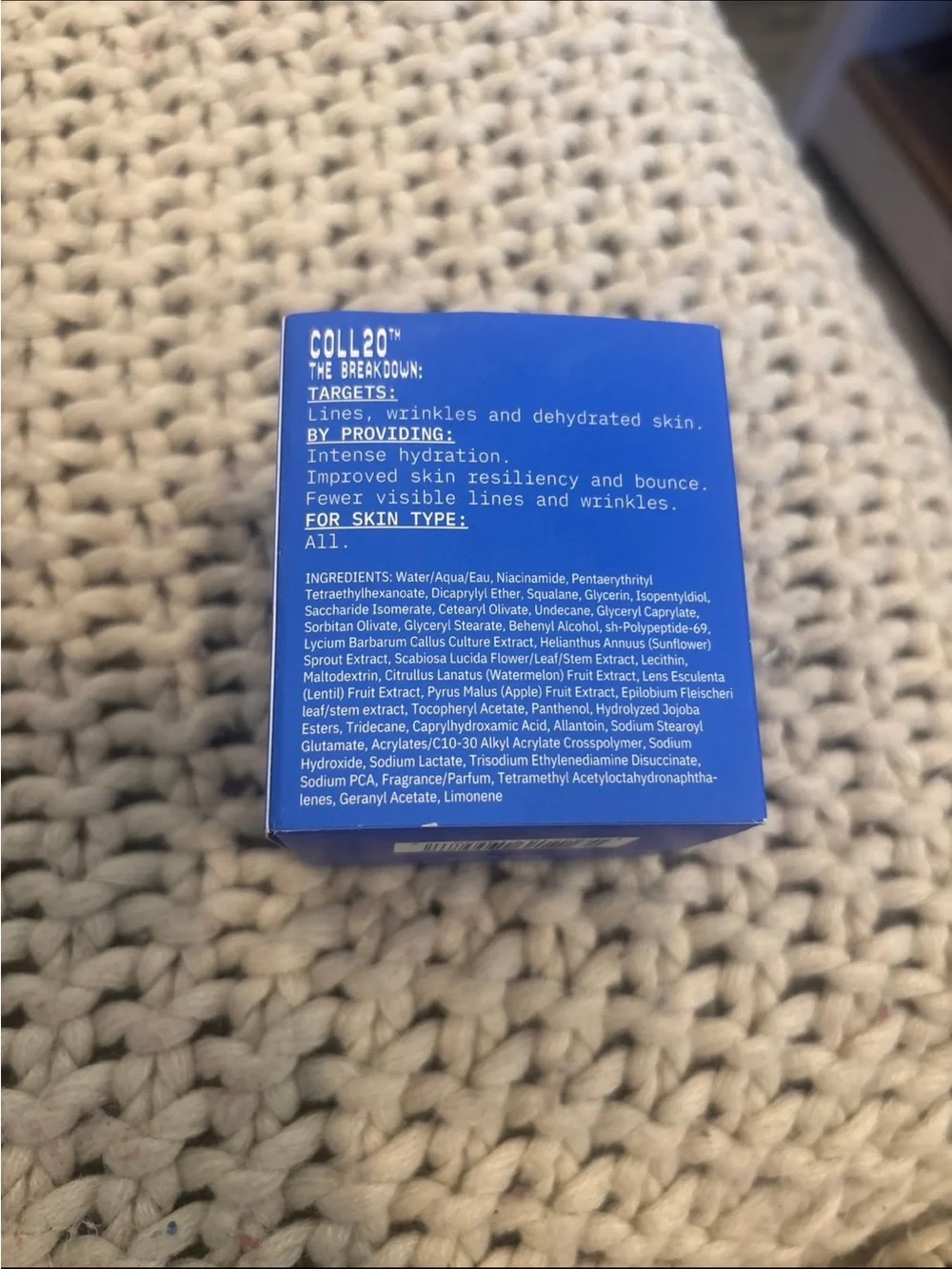 PAREVA COLL.20 Gel Cream Moisturizer 1 oz | Vegan Collagen Peptides | New